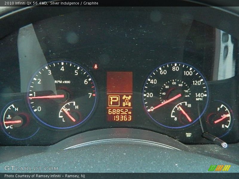 Silver Indulgence / Graphite 2010 Infiniti QX 56 4WD