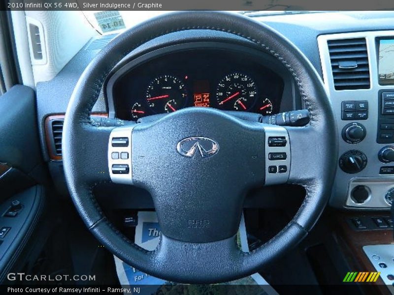 Silver Indulgence / Graphite 2010 Infiniti QX 56 4WD