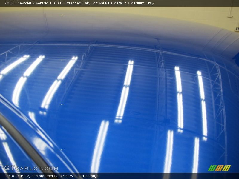 Arrival Blue Metallic / Medium Gray 2003 Chevrolet Silverado 1500 LS Extended Cab