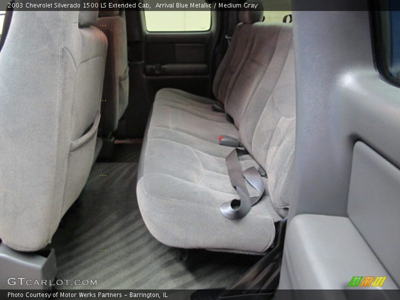 Arrival Blue Metallic / Medium Gray 2003 Chevrolet Silverado 1500 LS Extended Cab