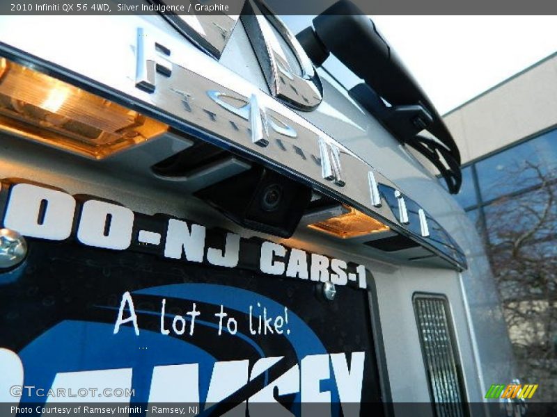 Silver Indulgence / Graphite 2010 Infiniti QX 56 4WD