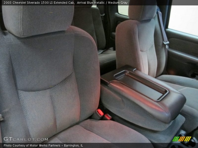 Arrival Blue Metallic / Medium Gray 2003 Chevrolet Silverado 1500 LS Extended Cab
