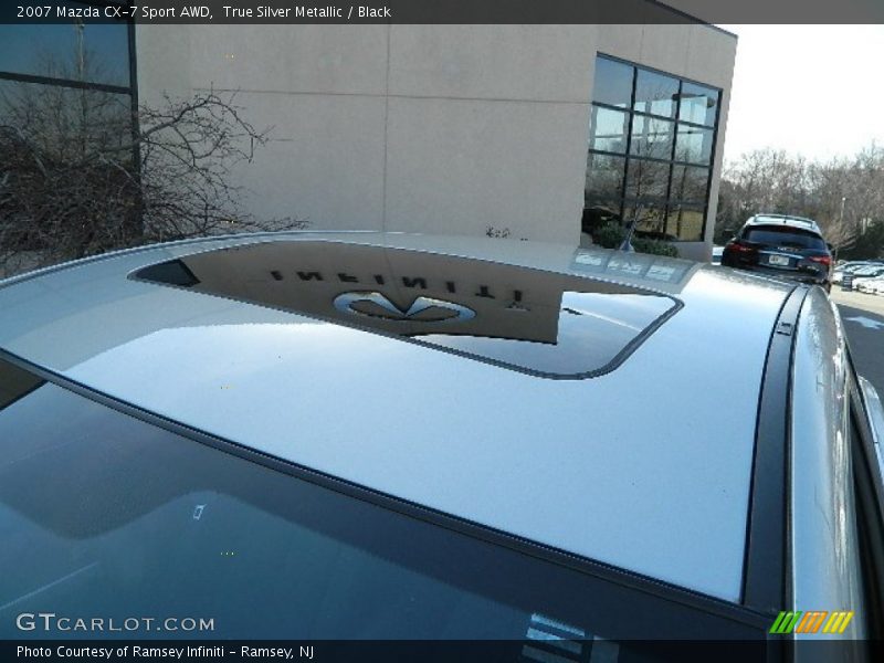True Silver Metallic / Black 2007 Mazda CX-7 Sport AWD