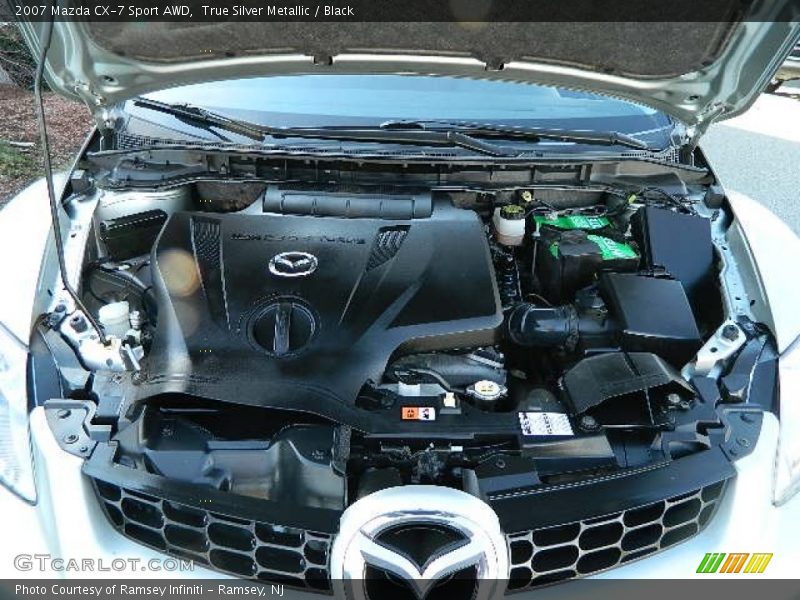 True Silver Metallic / Black 2007 Mazda CX-7 Sport AWD