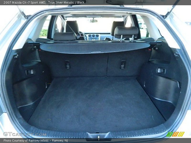 True Silver Metallic / Black 2007 Mazda CX-7 Sport AWD