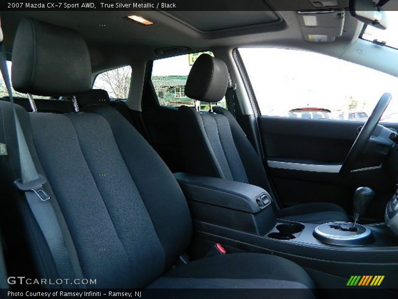 True Silver Metallic / Black 2007 Mazda CX-7 Sport AWD