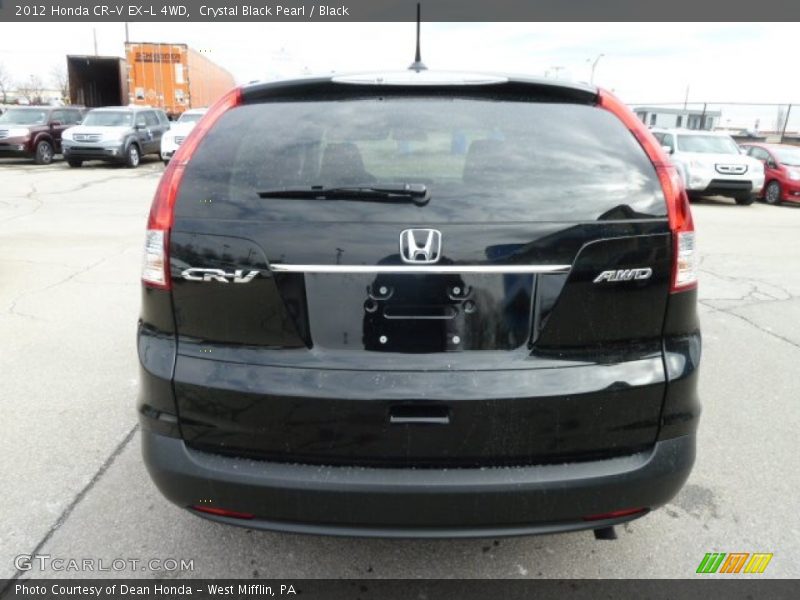 Crystal Black Pearl / Black 2012 Honda CR-V EX-L 4WD