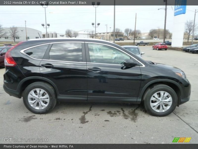 Crystal Black Pearl / Black 2012 Honda CR-V EX-L 4WD