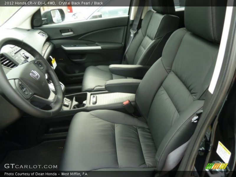 Crystal Black Pearl / Black 2012 Honda CR-V EX-L 4WD