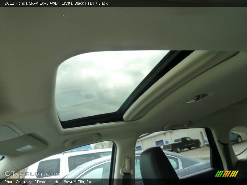 Crystal Black Pearl / Black 2012 Honda CR-V EX-L 4WD