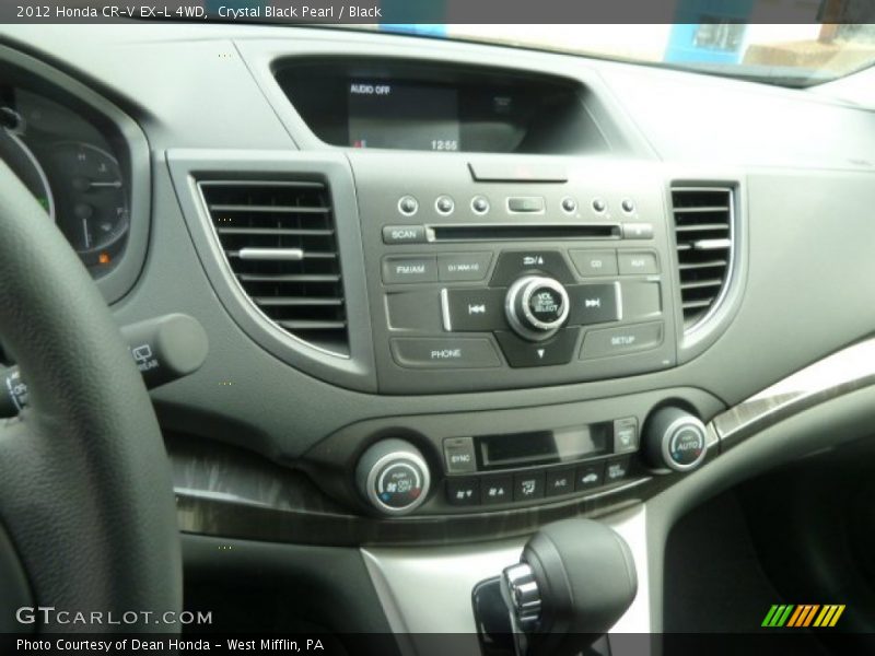 Crystal Black Pearl / Black 2012 Honda CR-V EX-L 4WD