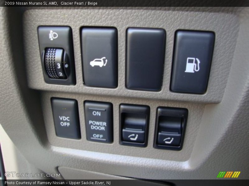 Glacier Pearl / Beige 2009 Nissan Murano SL AWD