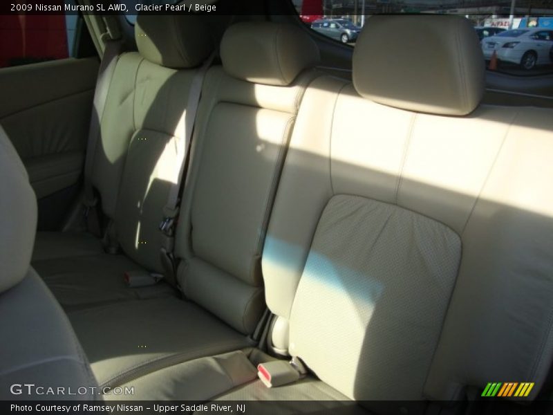 Glacier Pearl / Beige 2009 Nissan Murano SL AWD