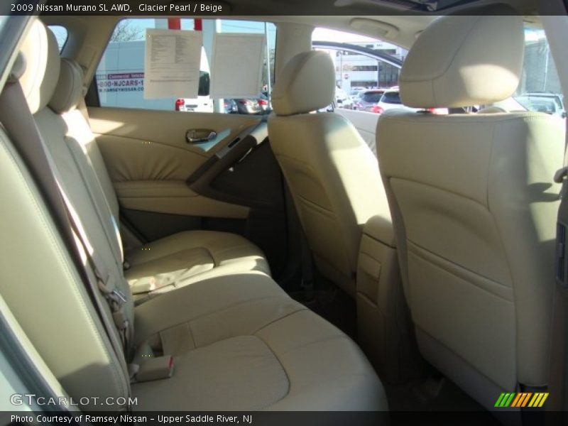 Glacier Pearl / Beige 2009 Nissan Murano SL AWD