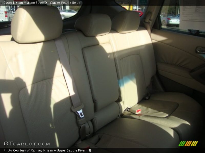 Glacier Pearl / Beige 2009 Nissan Murano SL AWD