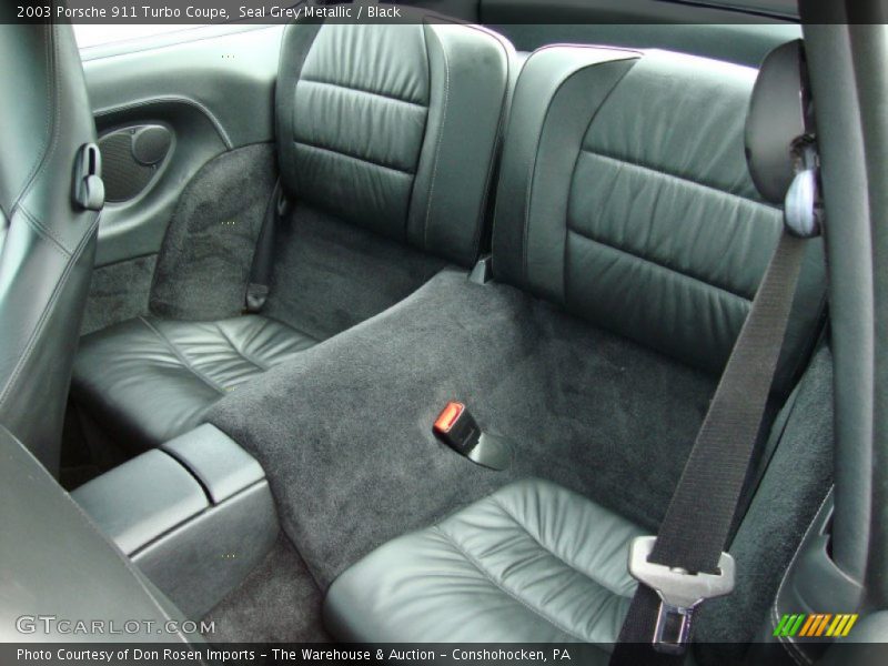 Rear Seat of 2003 911 Turbo Coupe
