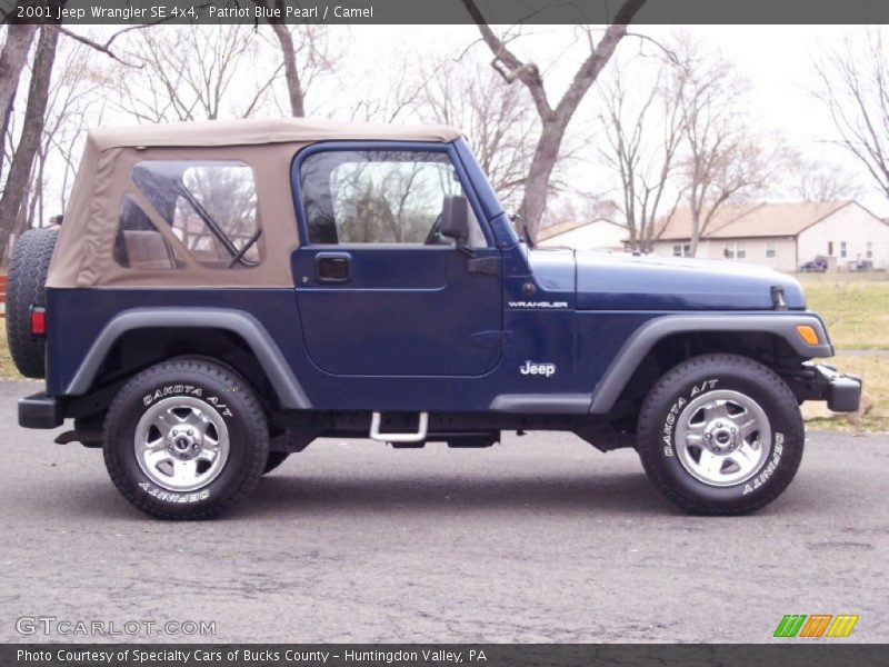  2001 Wrangler SE 4x4 Patriot Blue Pearl