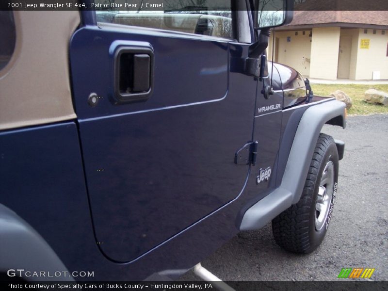 Patriot Blue Pearl / Camel 2001 Jeep Wrangler SE 4x4