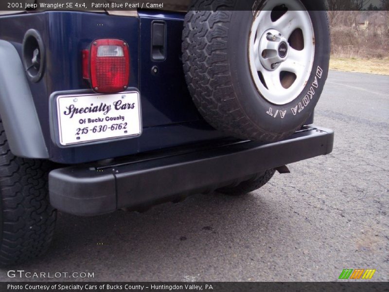Patriot Blue Pearl / Camel 2001 Jeep Wrangler SE 4x4