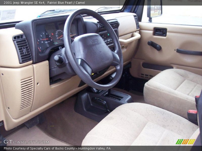  2001 Wrangler SE 4x4 Camel Interior