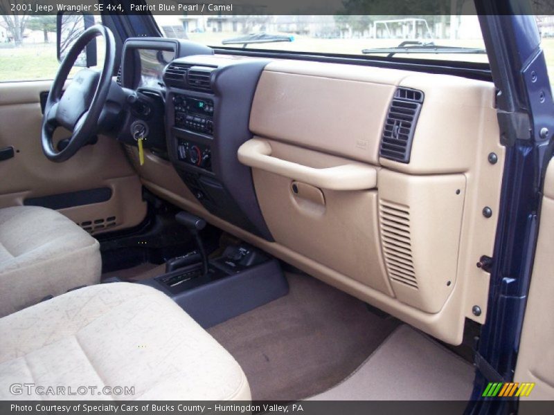 Dashboard of 2001 Wrangler SE 4x4