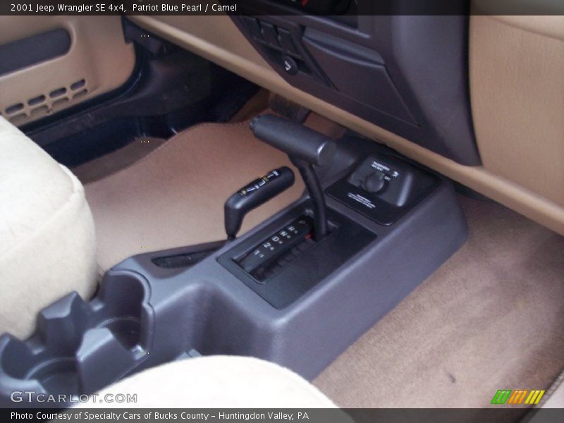 Patriot Blue Pearl / Camel 2001 Jeep Wrangler SE 4x4