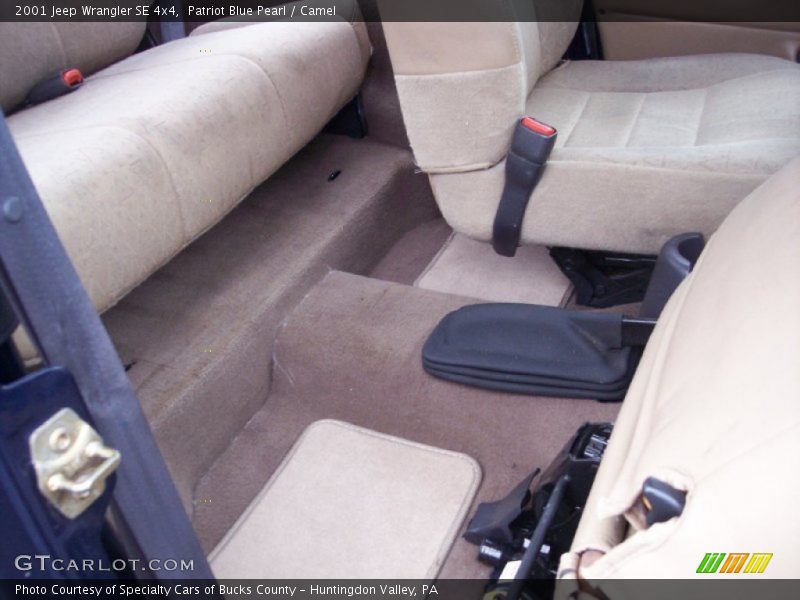 Patriot Blue Pearl / Camel 2001 Jeep Wrangler SE 4x4