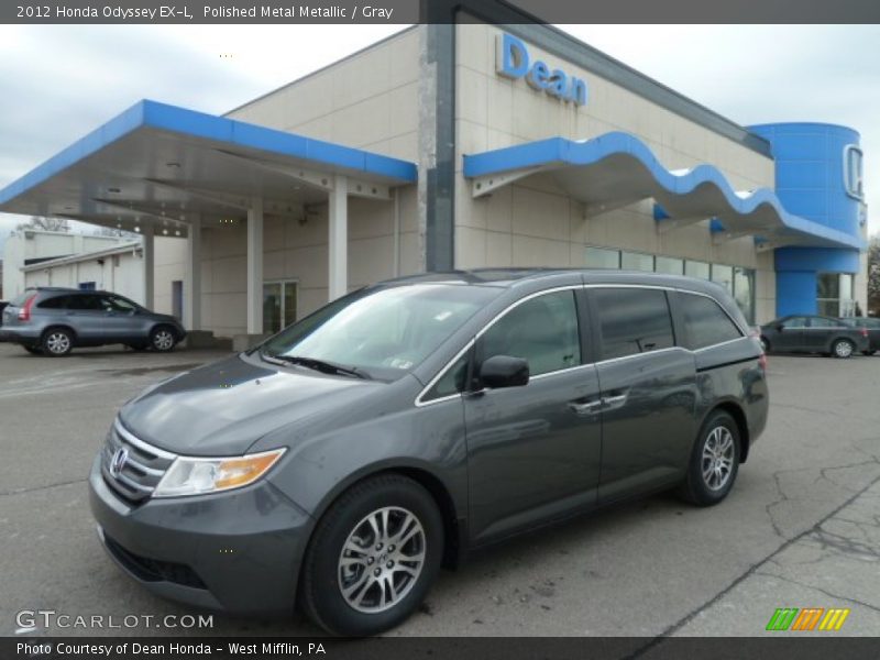 Polished Metal Metallic / Gray 2012 Honda Odyssey EX-L