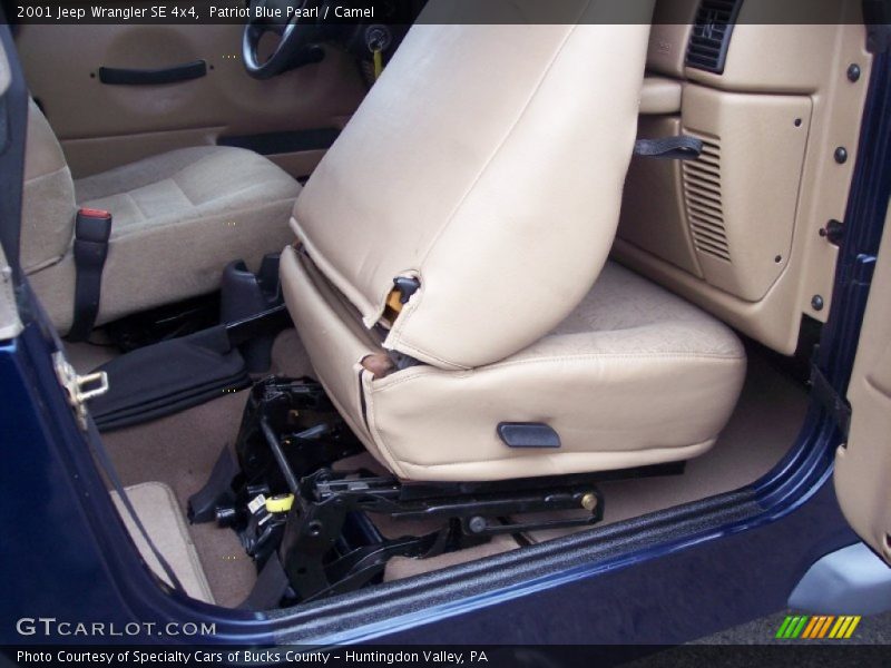 Front Seat of 2001 Wrangler SE 4x4