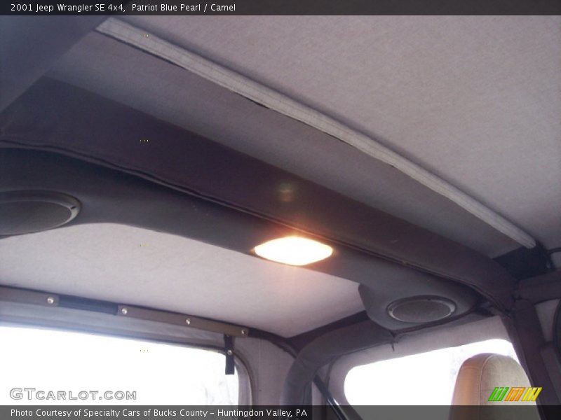 Patriot Blue Pearl / Camel 2001 Jeep Wrangler SE 4x4