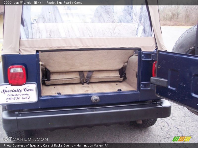 Patriot Blue Pearl / Camel 2001 Jeep Wrangler SE 4x4