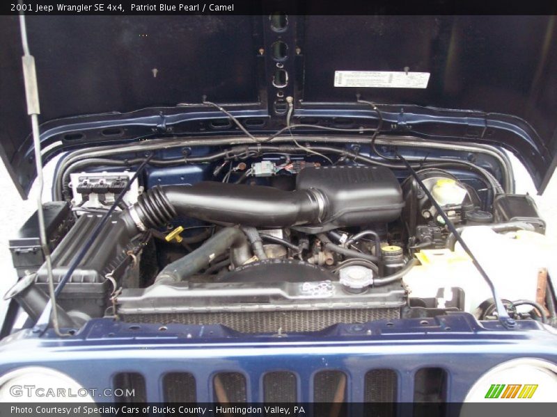  2001 Wrangler SE 4x4 Engine - 2.5 Liter OHV 8-Valve 4 Cylinder