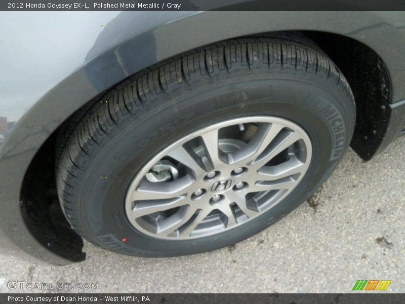 Polished Metal Metallic / Gray 2012 Honda Odyssey EX-L