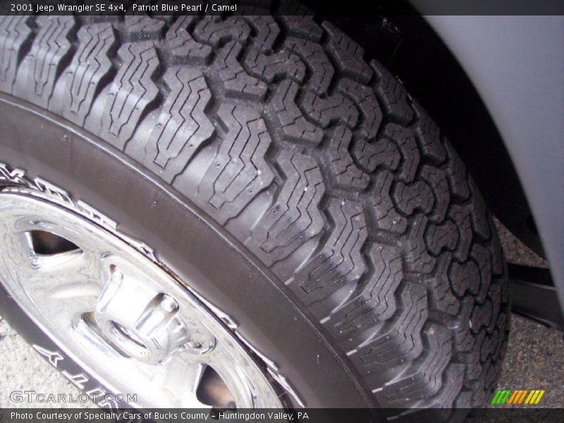 Patriot Blue Pearl / Camel 2001 Jeep Wrangler SE 4x4