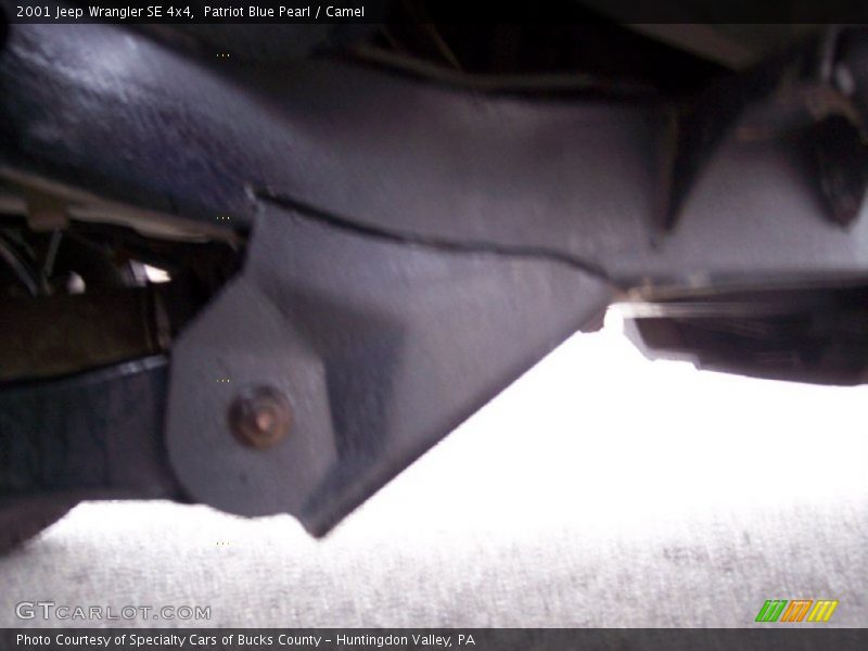 Patriot Blue Pearl / Camel 2001 Jeep Wrangler SE 4x4