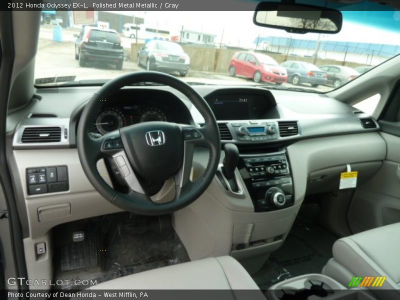 Polished Metal Metallic / Gray 2012 Honda Odyssey EX-L