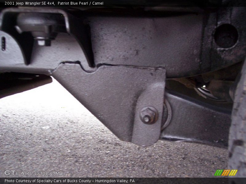 Patriot Blue Pearl / Camel 2001 Jeep Wrangler SE 4x4