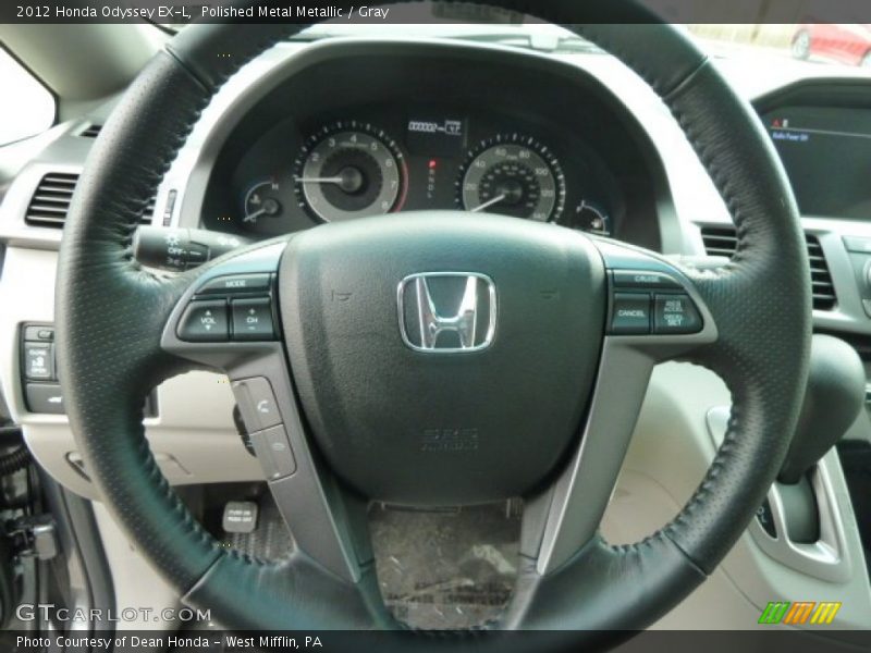 Polished Metal Metallic / Gray 2012 Honda Odyssey EX-L