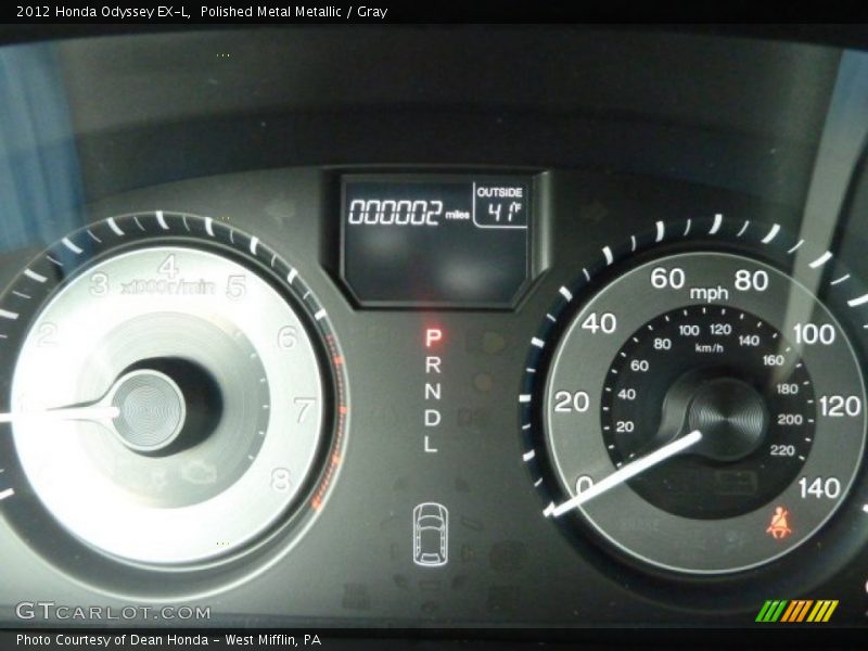 Polished Metal Metallic / Gray 2012 Honda Odyssey EX-L