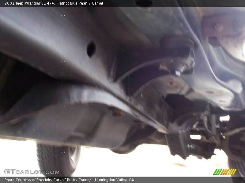 Patriot Blue Pearl / Camel 2001 Jeep Wrangler SE 4x4