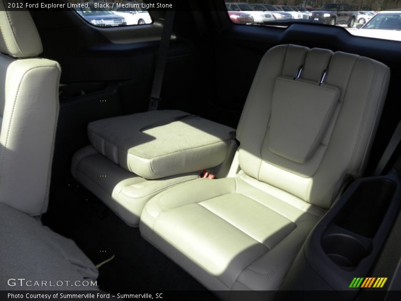 Black / Medium Light Stone 2012 Ford Explorer Limited
