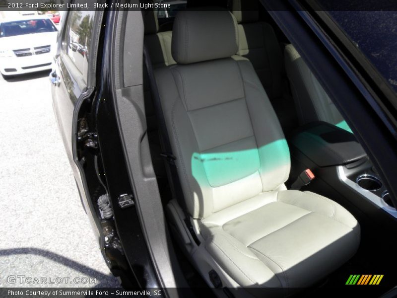 Black / Medium Light Stone 2012 Ford Explorer Limited