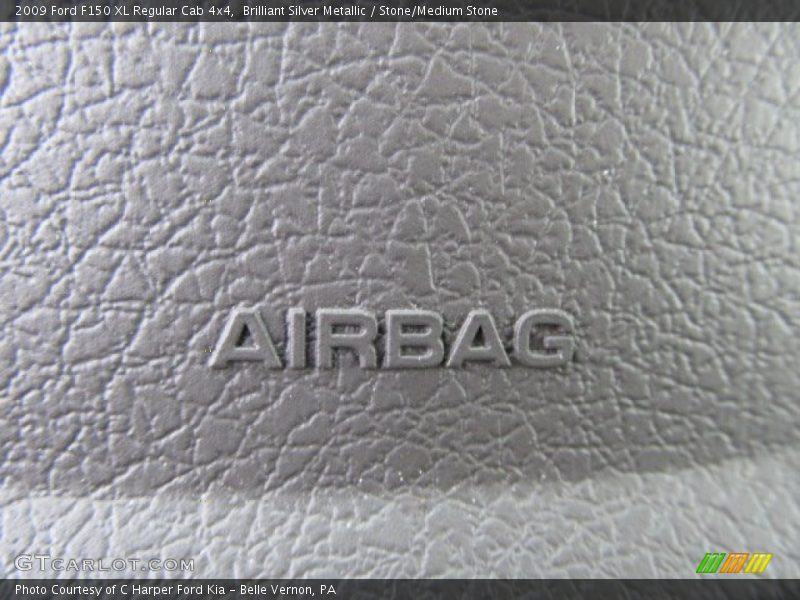 Brilliant Silver Metallic / Stone/Medium Stone 2009 Ford F150 XL Regular Cab 4x4