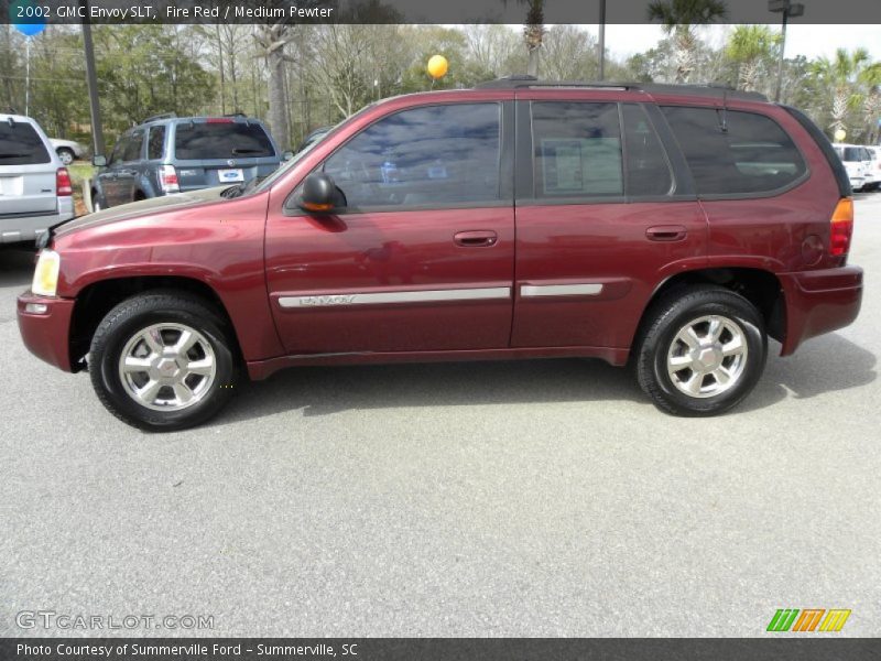 Fire Red / Medium Pewter 2002 GMC Envoy SLT