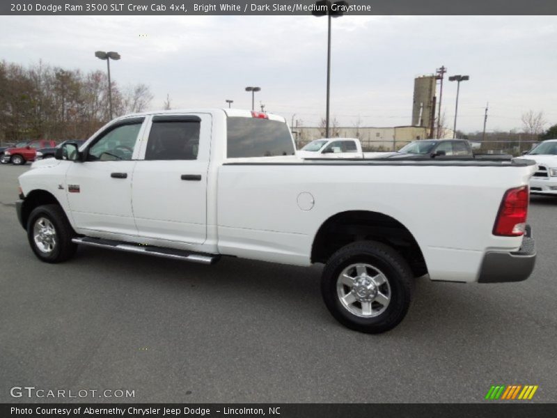 Bright White / Dark Slate/Medium Graystone 2010 Dodge Ram 3500 SLT Crew Cab 4x4