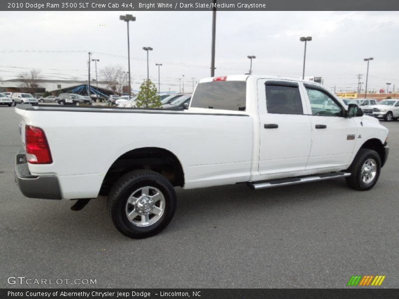 Bright White / Dark Slate/Medium Graystone 2010 Dodge Ram 3500 SLT Crew Cab 4x4