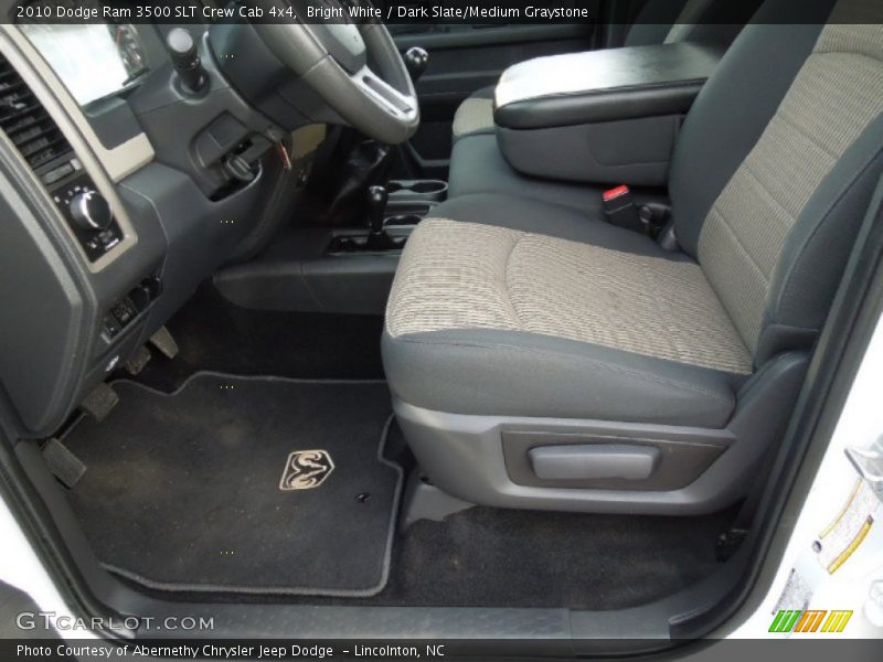 Bright White / Dark Slate/Medium Graystone 2010 Dodge Ram 3500 SLT Crew Cab 4x4