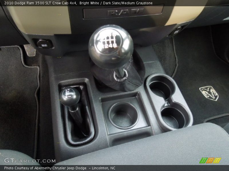 Bright White / Dark Slate/Medium Graystone 2010 Dodge Ram 3500 SLT Crew Cab 4x4