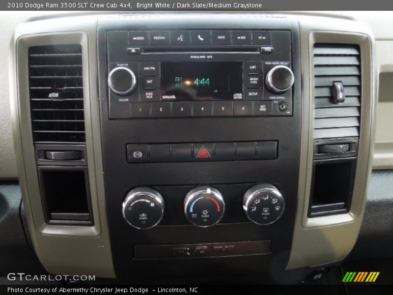 Bright White / Dark Slate/Medium Graystone 2010 Dodge Ram 3500 SLT Crew Cab 4x4