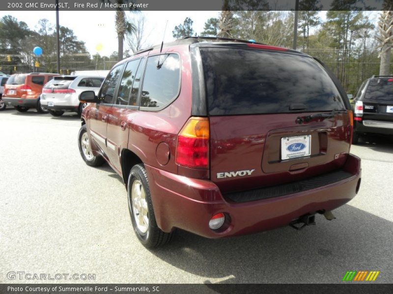 Fire Red / Medium Pewter 2002 GMC Envoy SLT